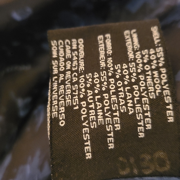 GUESS Navy Coat - Picture 8 of 8